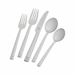Hot Sale 🎁 BALLARINI Valencia 20-pc Flatware Set, 18/10 Stainless Steel 🎉
