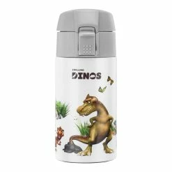 Hot Sale 👏 ZWILLING Dinos Dinos Drinking Bottle, 350 ml, stainless steel, white-grey 🎁