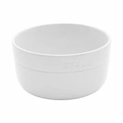 New 💯 Staub Dining Line 4-pc, cereal bowl set, white 🔥