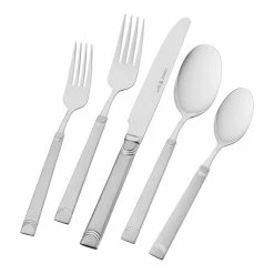 Cheapest 🔔 Henckels Joy 45-pc Flatware Set, 18/10 Stainless Steel 🥰