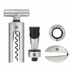 Top 10 🛒 ZWILLING Sommelier Accessories 4-pc, 4-pc Sommelier 18/10 Stainless Steel Wine Tool Set ⌛