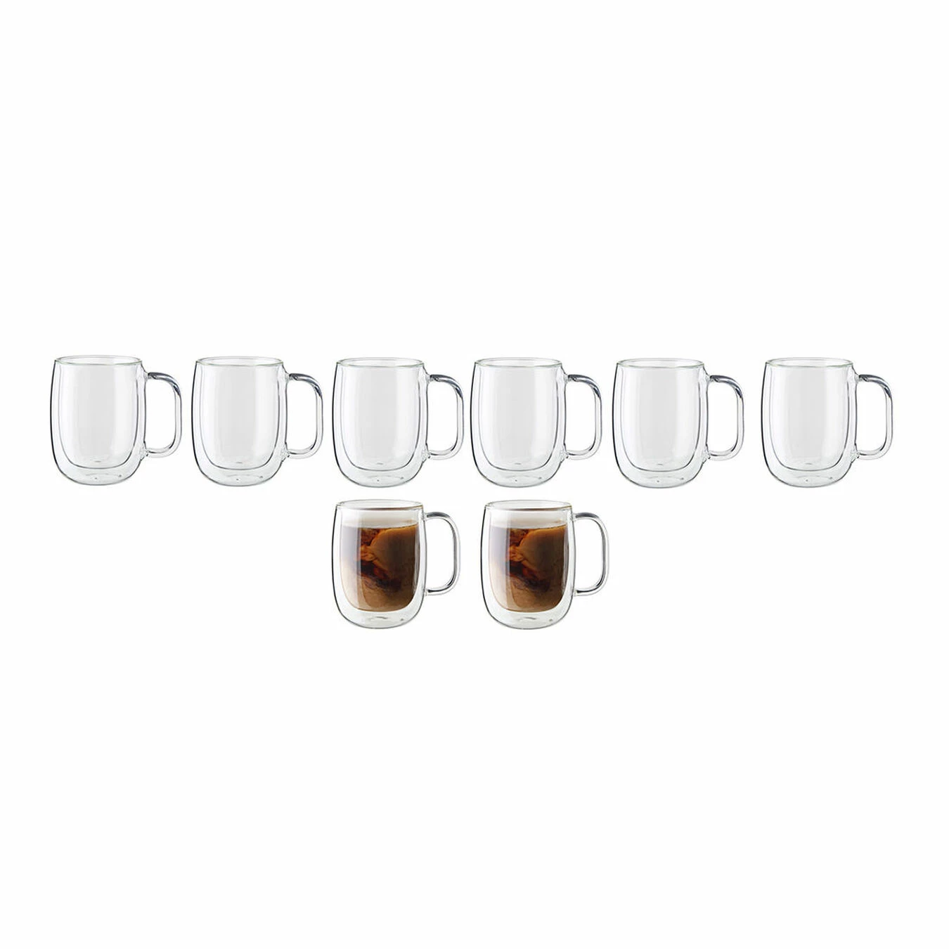 Deals ๐คฉ ZWILLING Sorrento Plus Double Wall Glassware 8-pc Coffee glass Mug Set ๐ฅฐ - Image 3