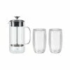 Wholesale 🤩 ZWILLING Sorrento Double Wall Glassware 3-pc French Press and Latte Glass Set 🎁