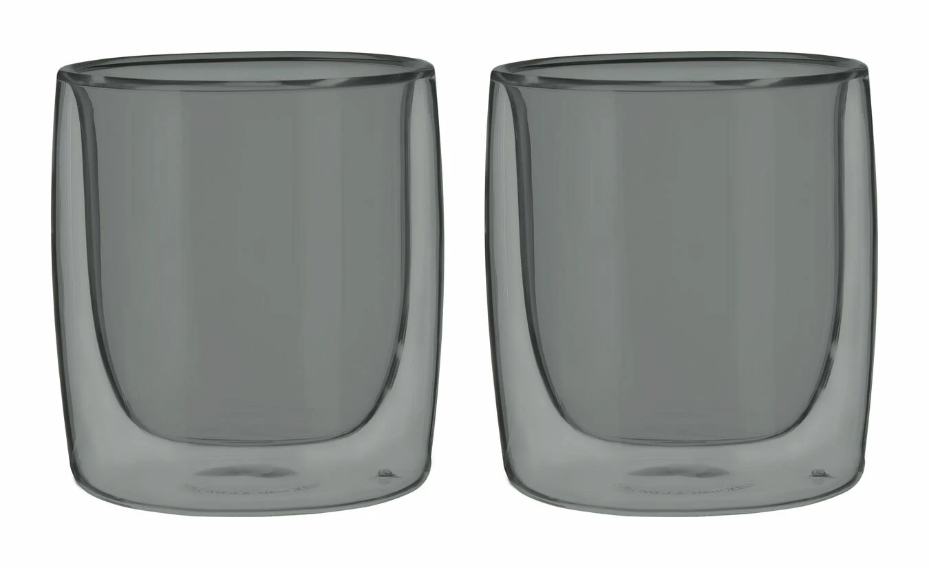 Brand new π ZWILLING Sorrento Bar 2-pc tumbler glass set - smoke grey, Double wall π§¨
