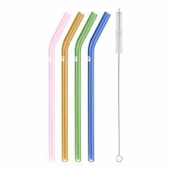 Best reviews of 👏 ZWILLING Sorrento Glassware Glass Straw - Colored - Bent Set ❤️