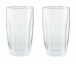 Budget 👍 Henckels Cafe Roma 2-pc, Latte glass set ⌛